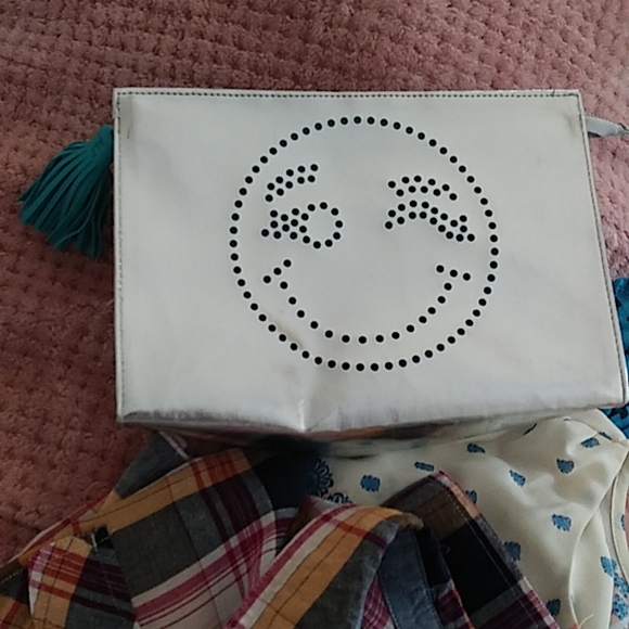 "AS IS BUNDLE!" No Boundaries Sheer Long Sleeve Shirt, Size M, blue & black chec - Picture 2 of 4